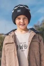 Feather 4 Arrow Canyon Checker Beanie Black