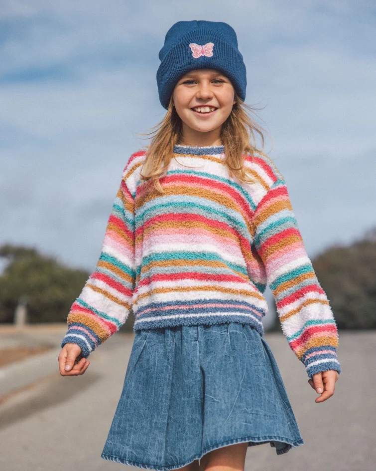 Feather 4 Arrow Canyon Butterfly Beanie Dusty Blue