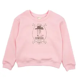 Feather 4 Arrow Cowgirl Oversized Sweatshirt Pale Rose