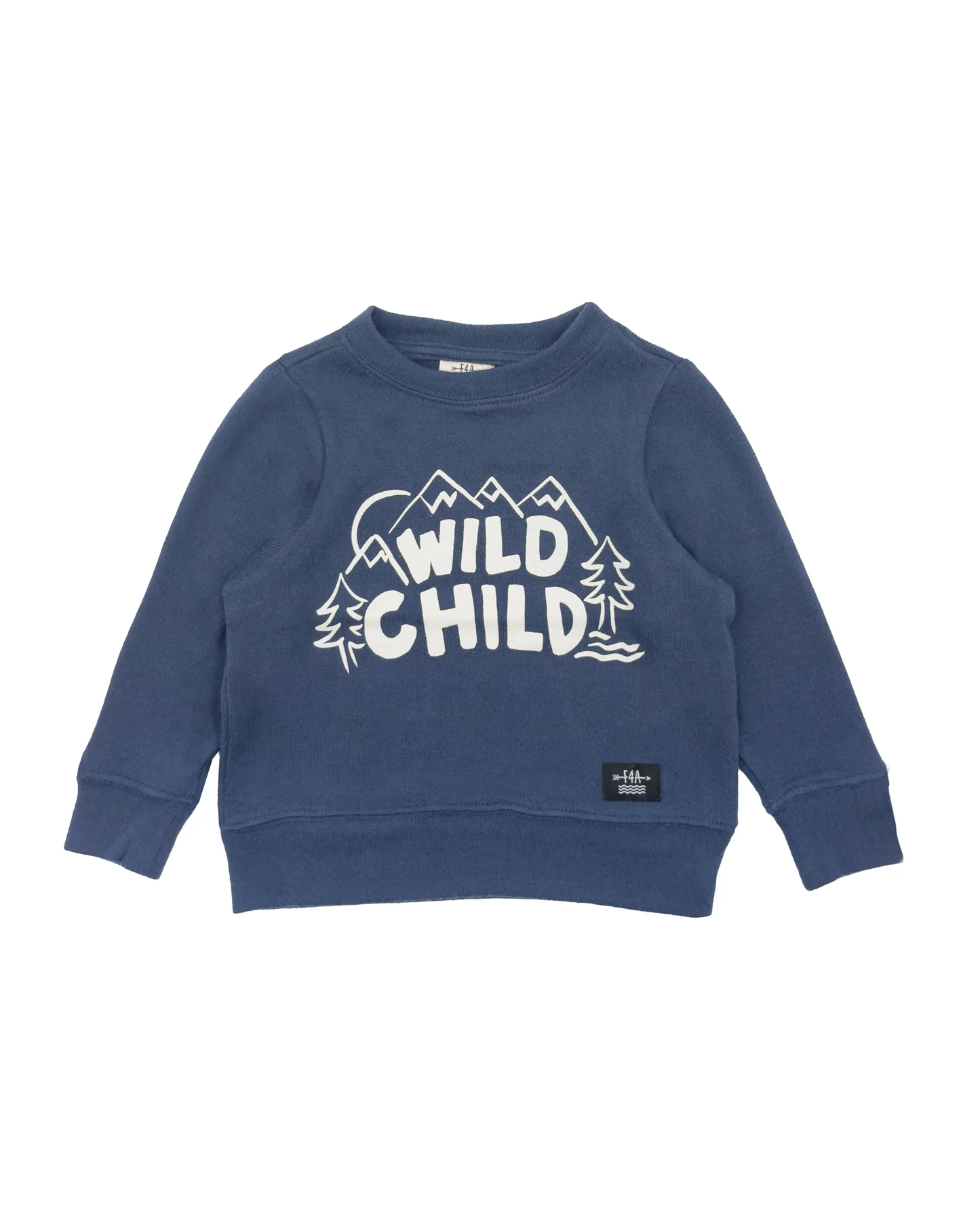 Feather 4 Arrow Wild Child Hacci Pullover Crown Blue