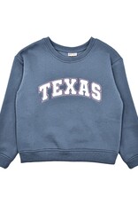 Feather 4 Arrow Texas Oversized Sweatshirt Dusty Blue