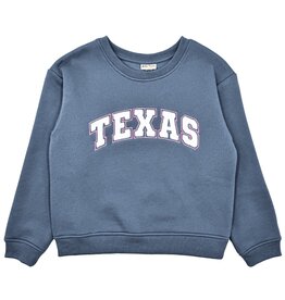 Feather 4 Arrow Texas Oversized Sweatshirt Dusty Blue