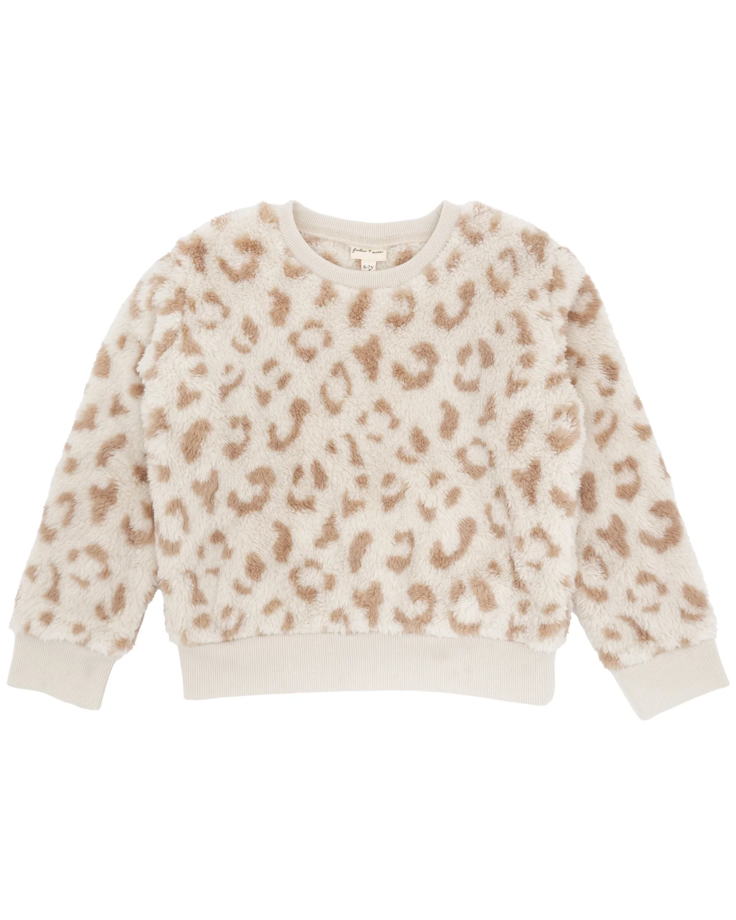 Feather 4 Arrow Snuggle Plush Top Ivory