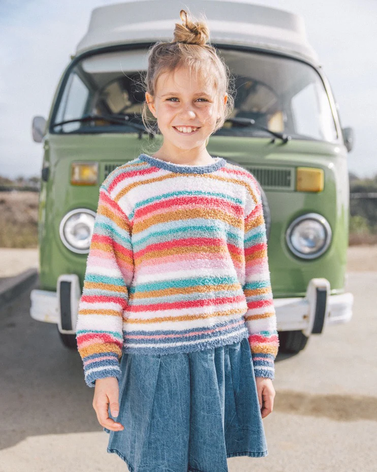 Feather 4 Arrow Dreamer Knit Top Multi Stripe