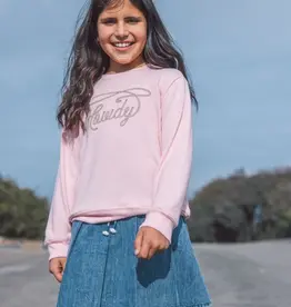 Feather 4 Arrow Howdy Hacci Pullover Crystal Rose