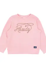 Feather 4 Arrow Howdy Hacci Pullover Crystal Rose