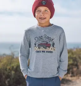 Feather 4 Arrow Dirt Road Hacci Pullover Heather Grey