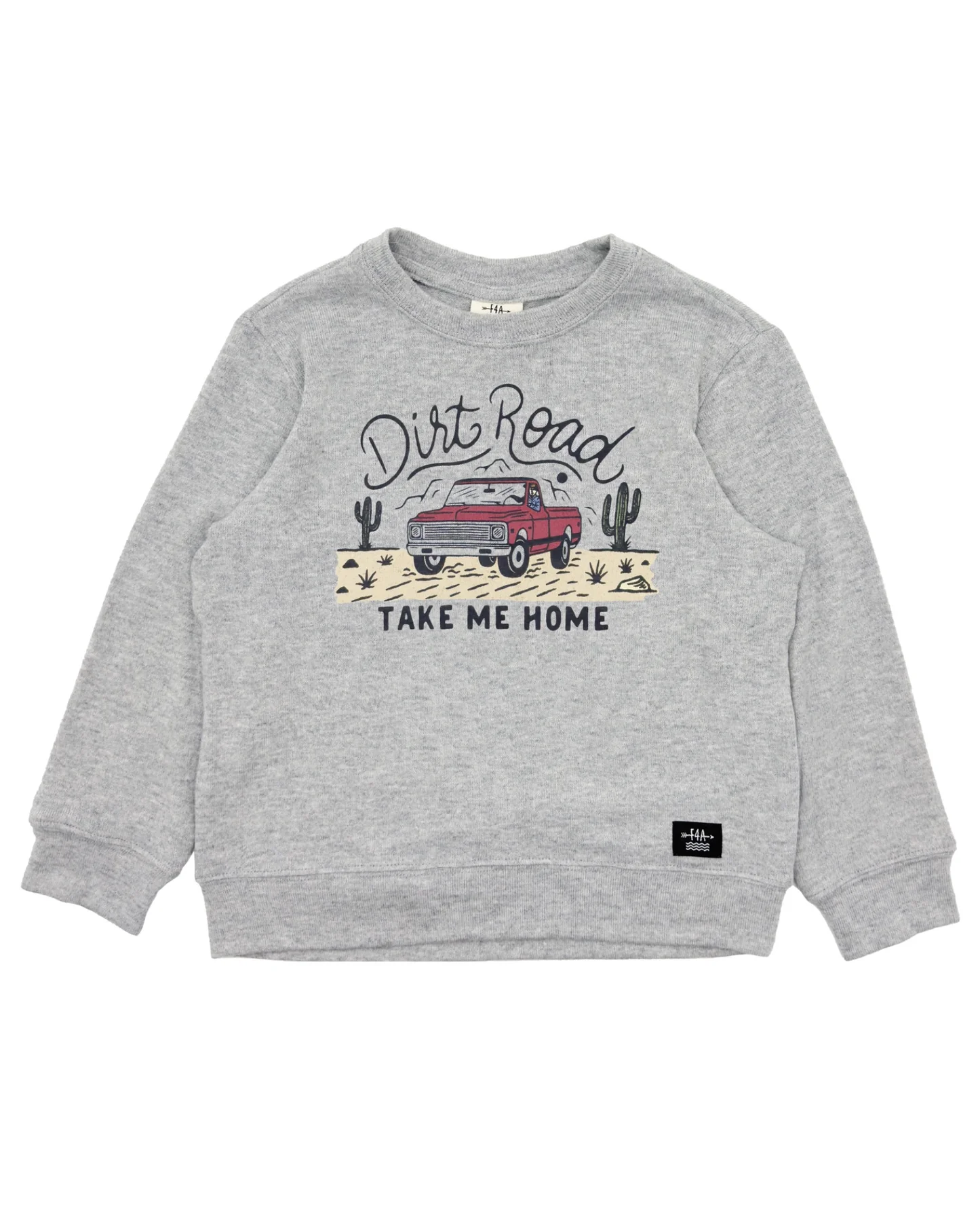 Feather 4 Arrow Dirt Road Hacci Pullover Heather Grey