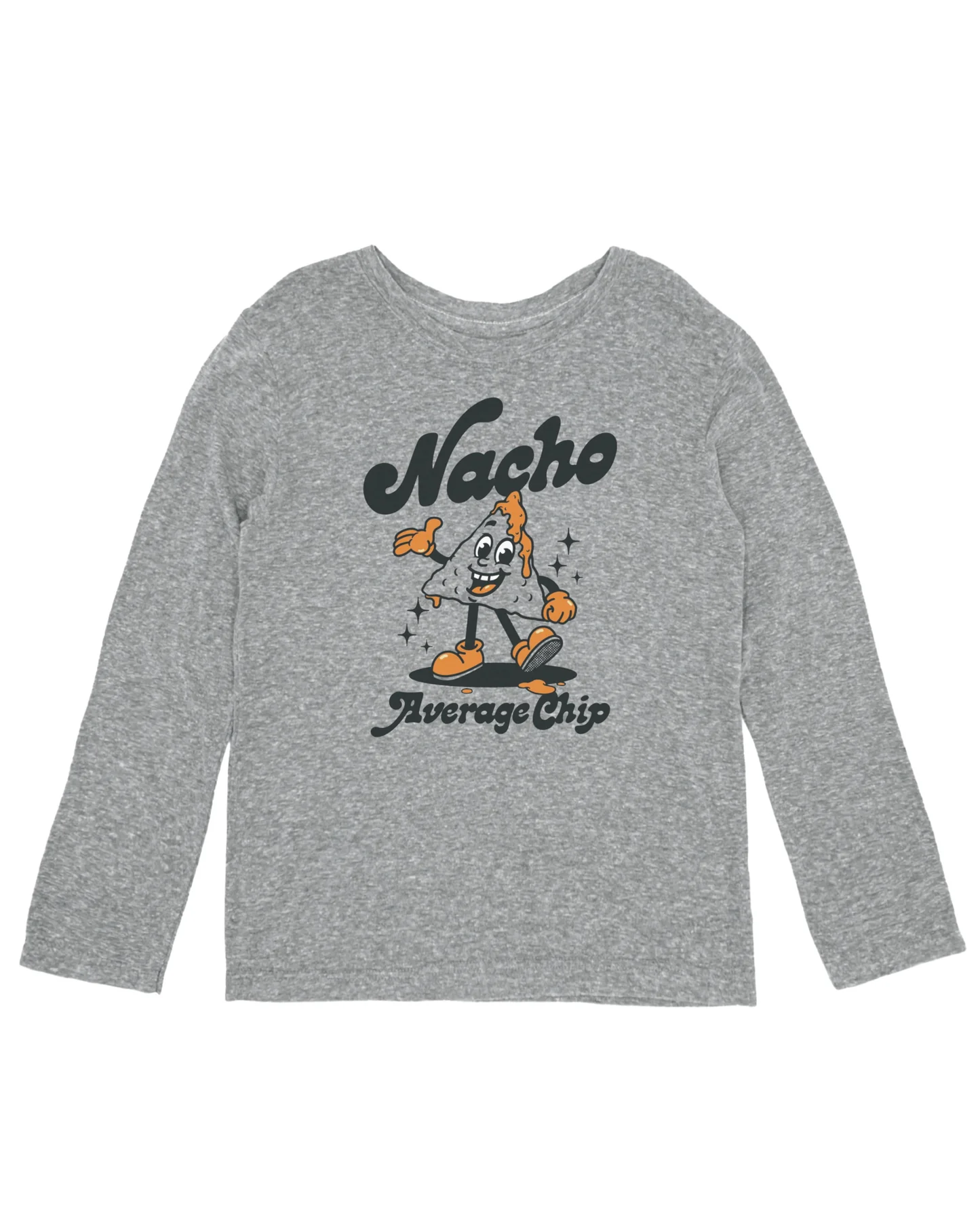 Feather 4 Arrow Nacho LS Tee Heather Grey