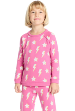 Chaser Pink Lightning Zuma Cotton Terry Pullover