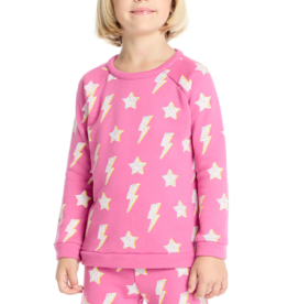 Chaser Pink Lightning Zuma Cotton Terry Pullover
