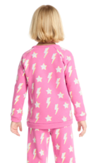 Chaser Pink Lightning Zuma Cotton Terry Pullover