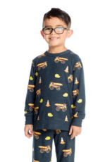 Chaser Construction Trucks Cozy Knit Comfy LS Pullover Avalon