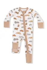 Angel Dear 2 Way Zipper Romper Napping Puppies