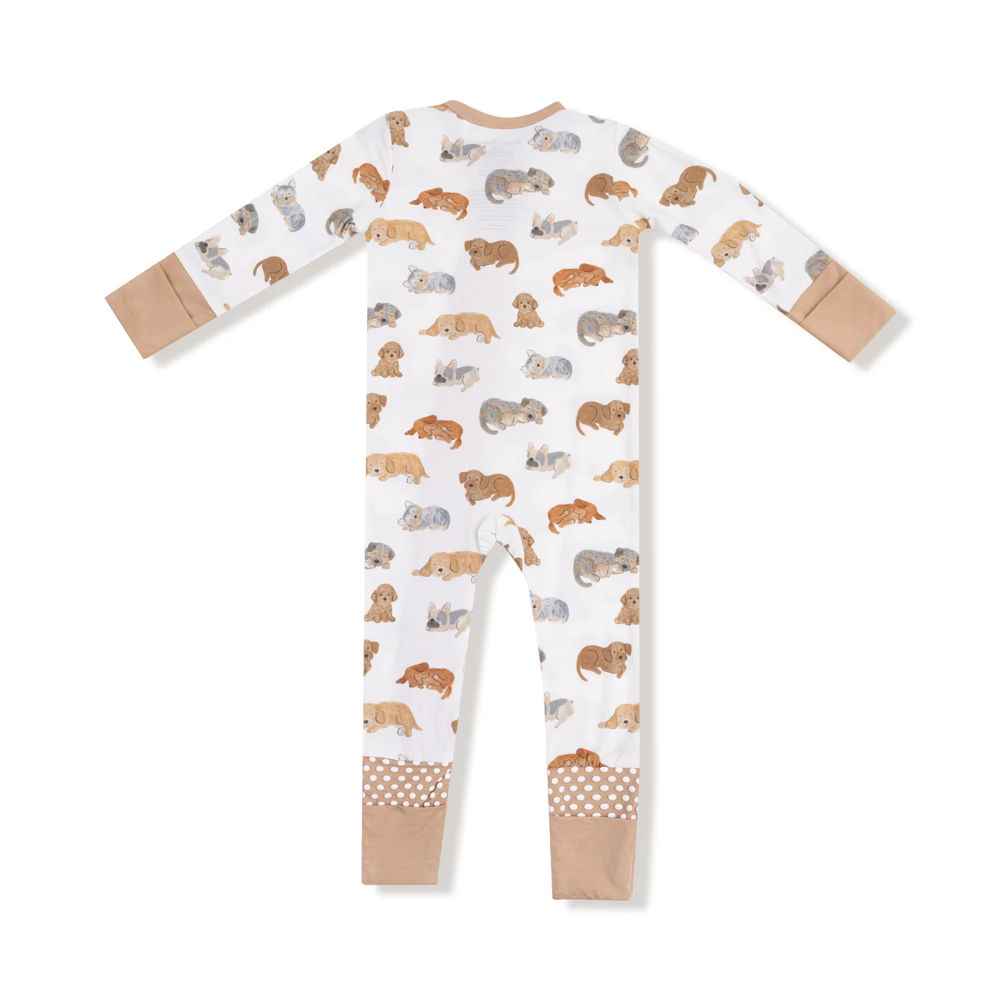 Angel Dear 2 Way Zipper Romper Napping Puppies