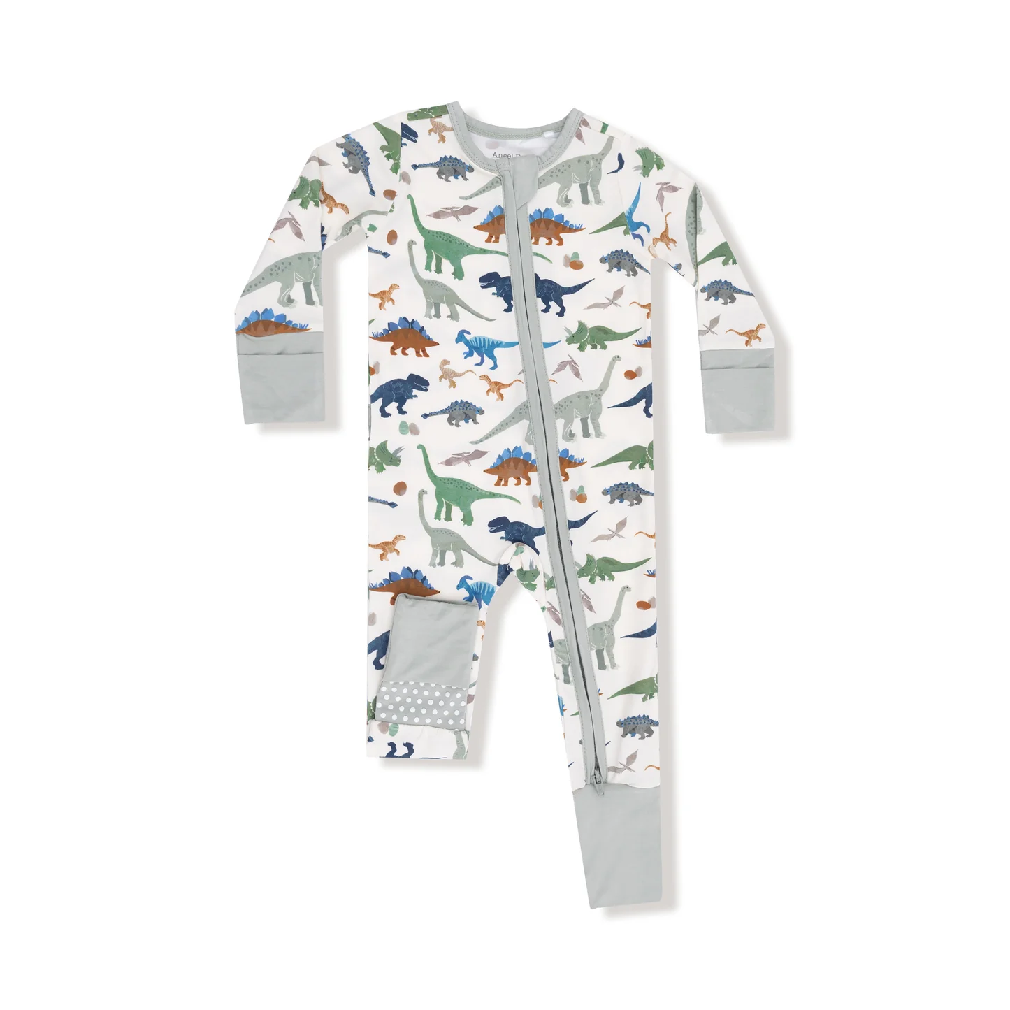 Angel Dear 2 Way Zipper Romper Washy Dinos