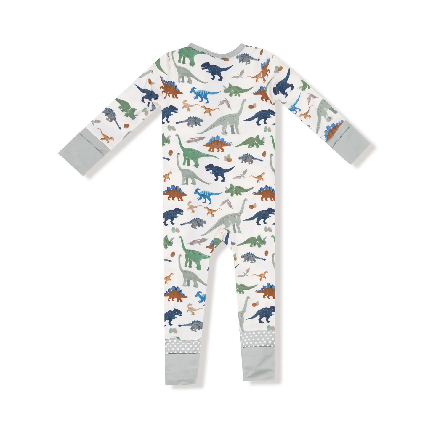 Angel Dear 2 Way Zipper Romper Washy Dinos