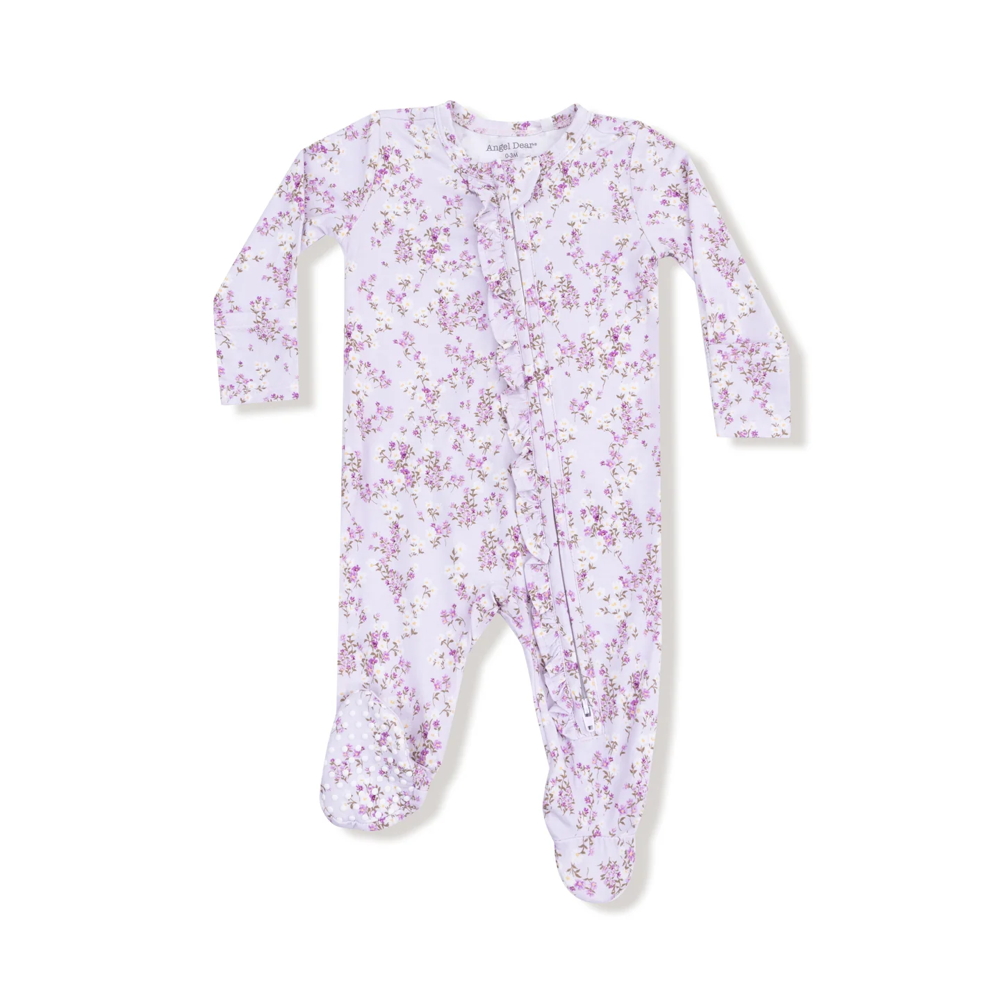 Angel Dear 2 Way Ruffle Zipper Footie Sweet Dream Florals