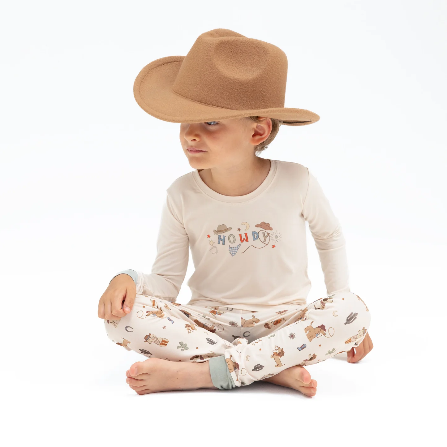 Angel Dear L/S Loungewear Set Cowboy Dogs