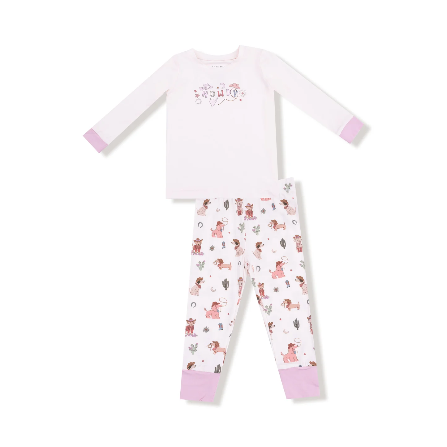 Angel Dear L/S Loungewear Set Cowgirl Dogs