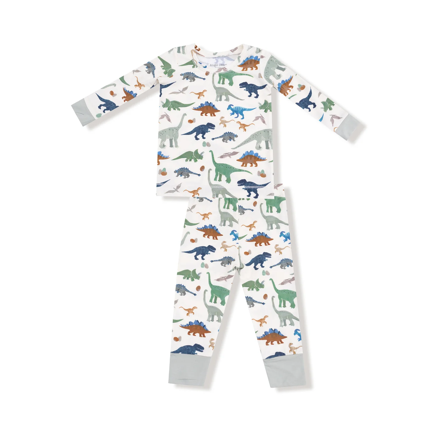 Angel Dear L/S Loungewear Set Washy Dinos