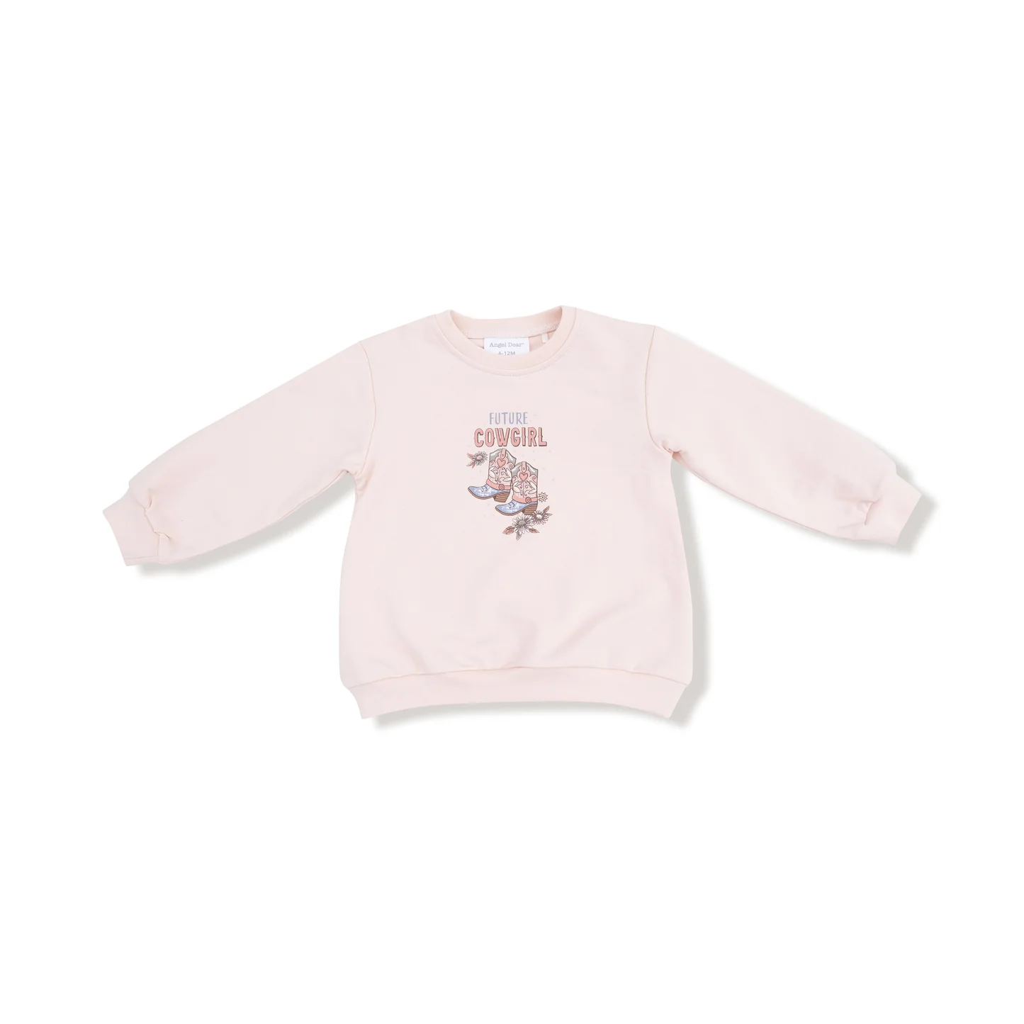 Angel Dear Oversize Sweatshirt and Baby Bell Set Future Cowgirl