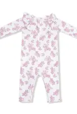 Angel Dear L/S Ruffle Romper Countryside Coreopsis