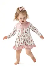 Angel Dear  L/S Cowgirl Bodysuit Dress Future Cowgirl
