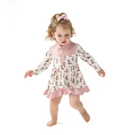 Angel Dear L/S Cowgirl Bodysuit Dress Future Cowgirl