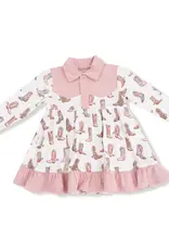 Angel Dear  L/S Cowgirl Bodysuit Dress Future Cowgirl