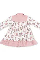 Angel Dear  L/S Cowgirl Bodysuit Dress Future Cowgirl