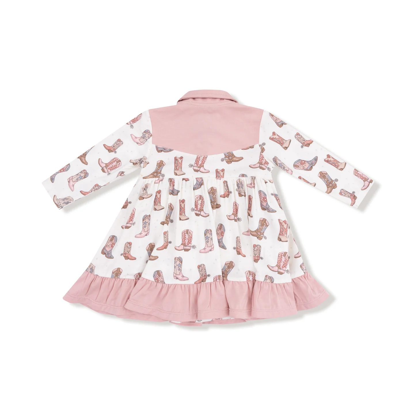 Angel Dear  L/S Cowgirl Bodysuit Dress Future Cowgirl