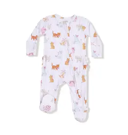 Angel Dear 2 Way Zipper Ruffle Back Footie Fancy Pets
