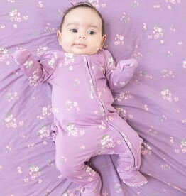 Angel Dear 2 Way Zipper Ruffle Back Footie Woodsorrel