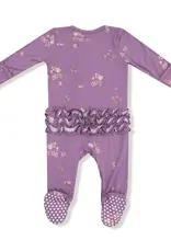 Angel Dear 2 Way Zipper Ruffle Back Footie Woodsorrel