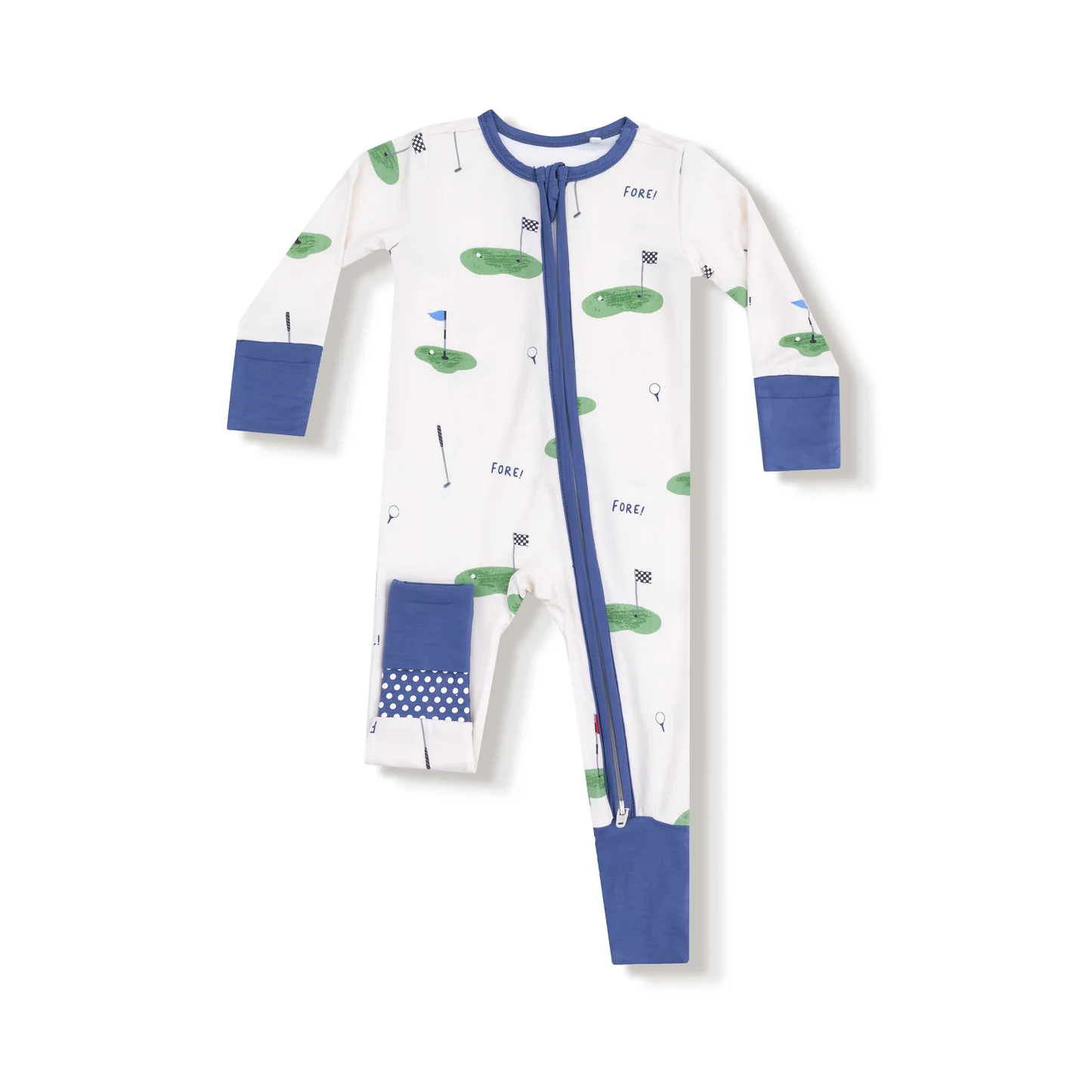 Angel Dear 2 Way Zipper Romper All Fore Golf