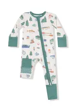 Angel Dear 2 Way Zipper Romper Fishing Things