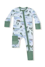 Angel Dear 2 Way Zipper Romper Lake Life