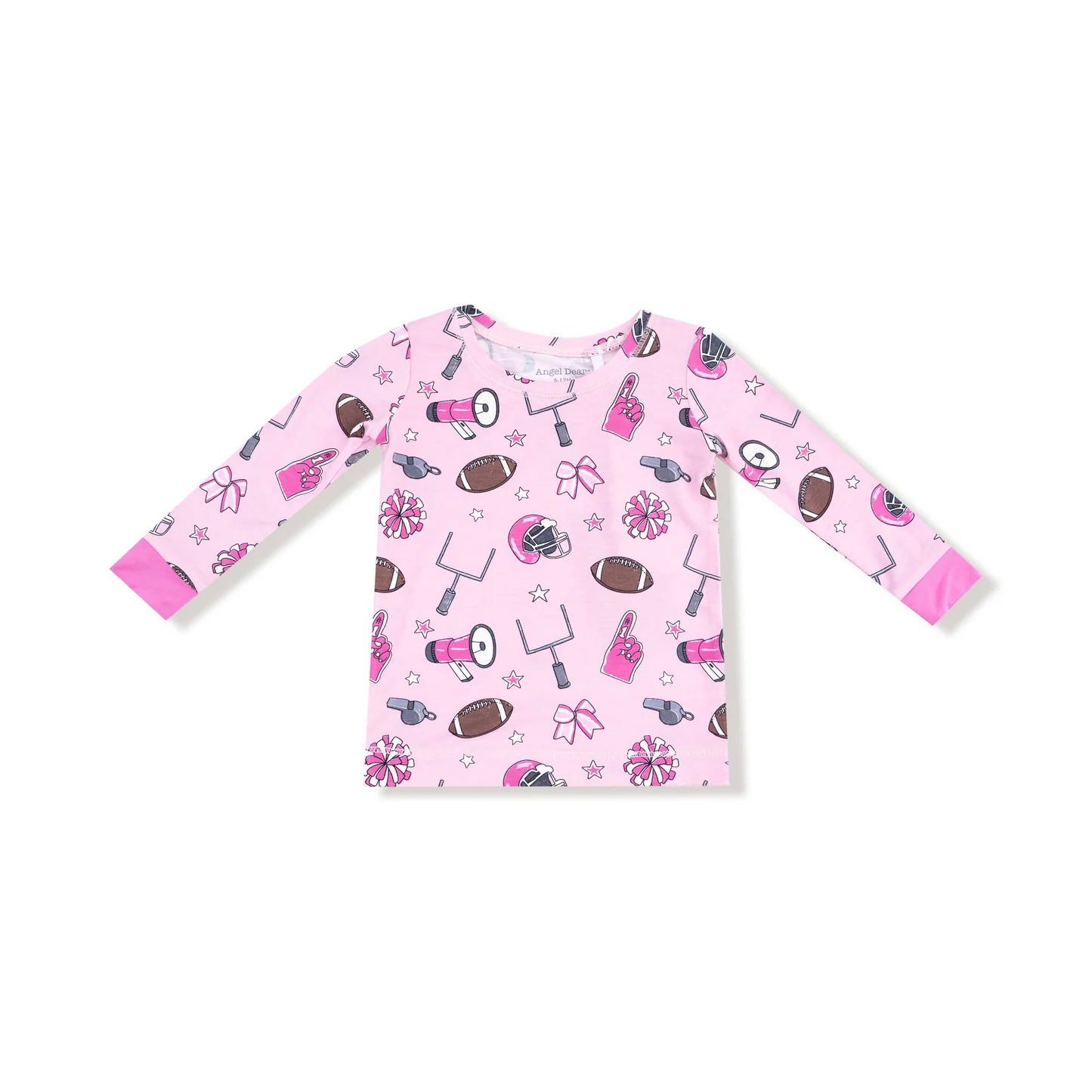 Angel Dear L/S Loungewear Set Pink Game Day