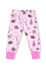 Angel Dear L/S Loungewear Set Pink Game Day