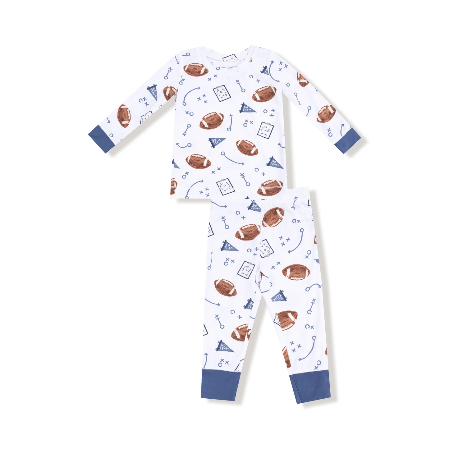 Angel Dear L/S Loungewear Set Navy  Touchdown Time
