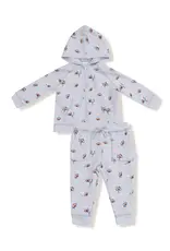 Angel Dear Zip Hoodie and Jogger Set Football Field Goal