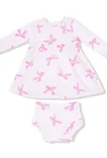 Angel Dear Simple Dress & Bloomer Set Pretty Bows
