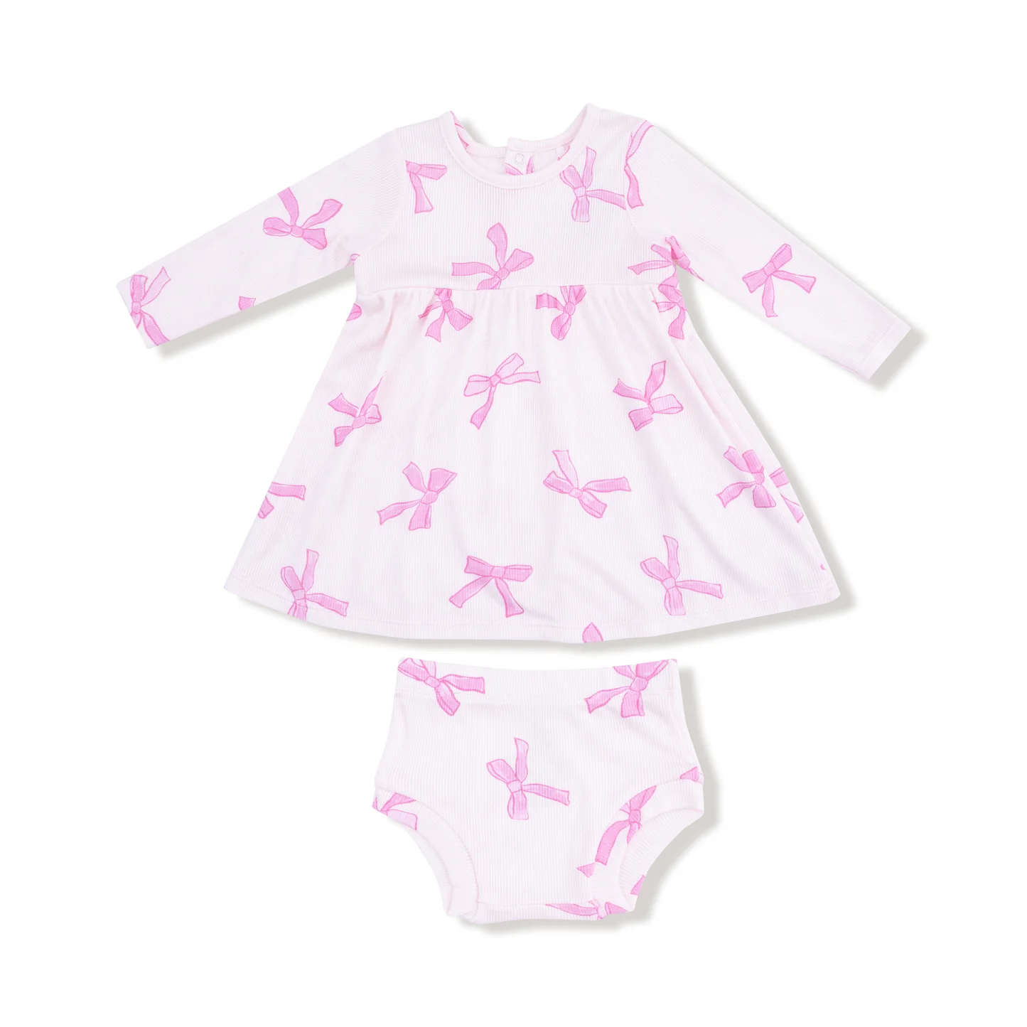 Angel Dear Simple Dress & Bloomer Set Pretty Bows