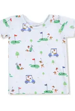 Angel Dear S/S Loungewear Set Blue Dog Gone Golf