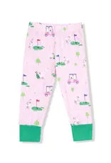 Angel Dear S/S Loungewear Set Pink Dog Gone Golf