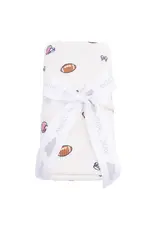 Angel Dear Swaddle Blanket Footballs and Bows