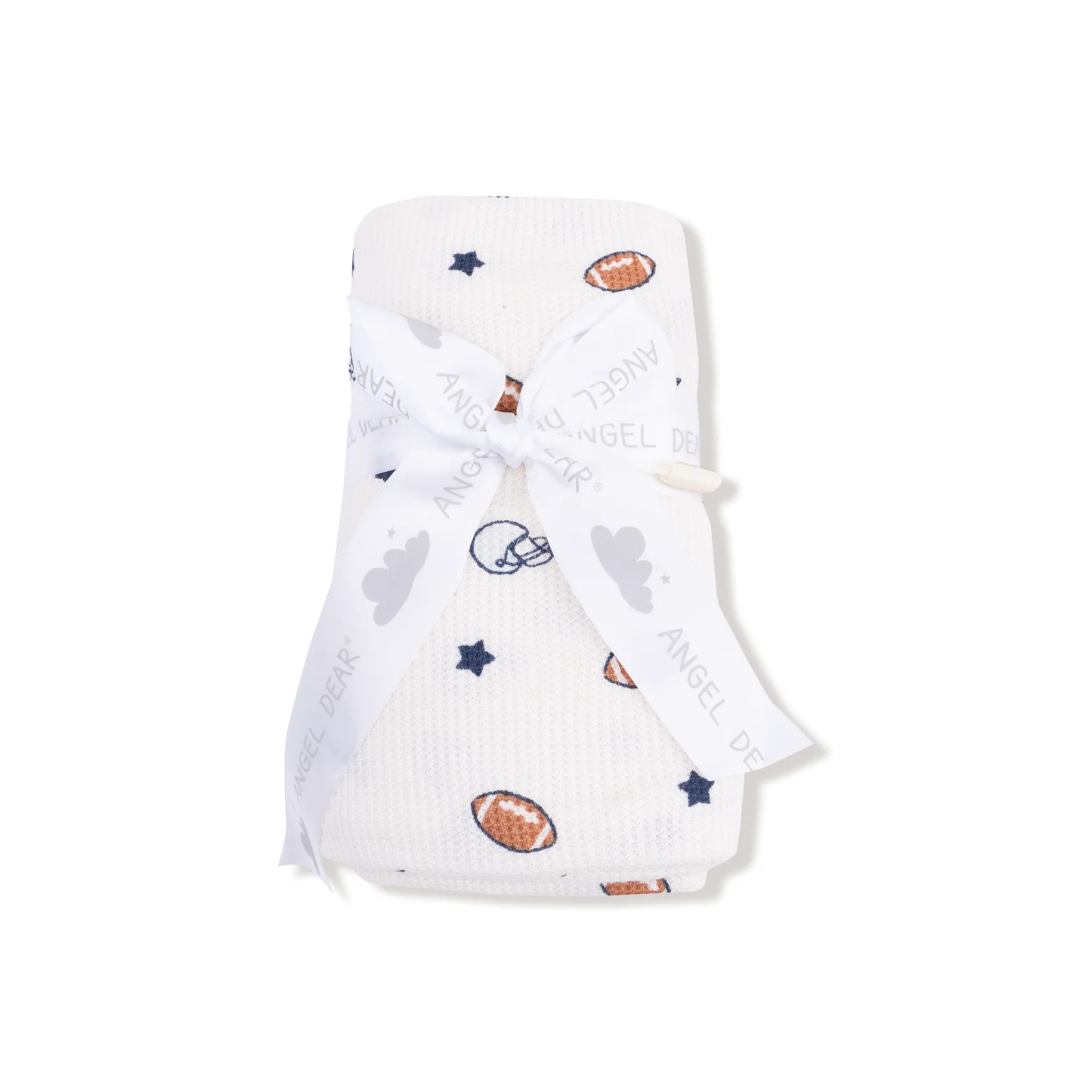 Angel Dear Swaddle Blanket Footballs and Stars