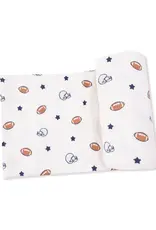 Angel Dear Swaddle Blanket Footballs and Stars