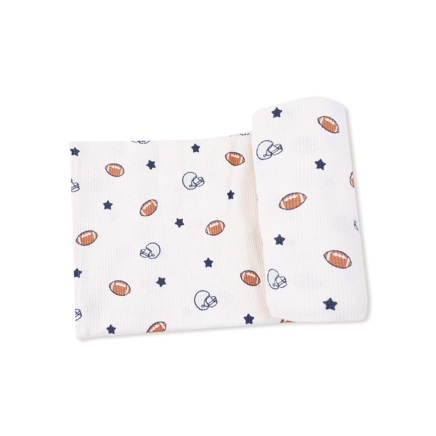 Angel Dear Swaddle Blanket Footballs and Stars